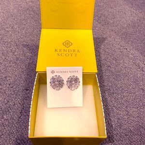 Kendra Scott Jentry Silver Stud Earrings in Lustre